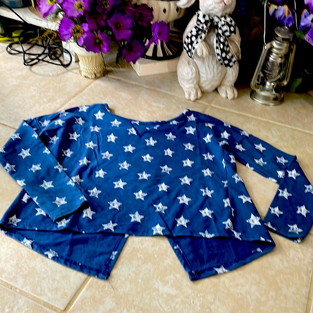 Altar’d State Blue w/Stars - ladies size small shirt